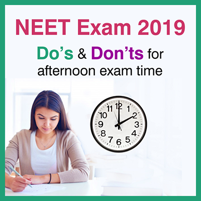 NEET Exam 2019 to be held in Afternoon- Know how to beat drowsiness!