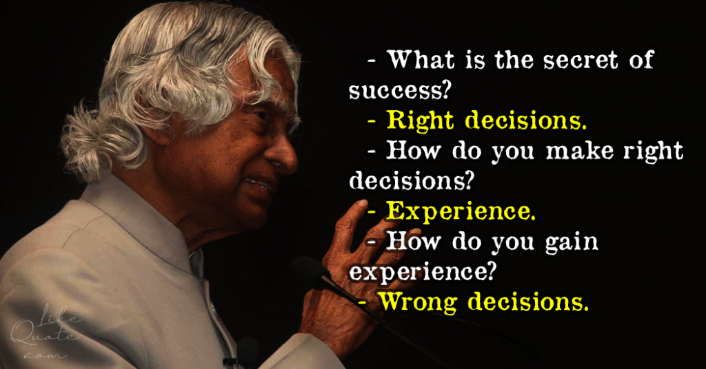 abdul kalam quotes for education