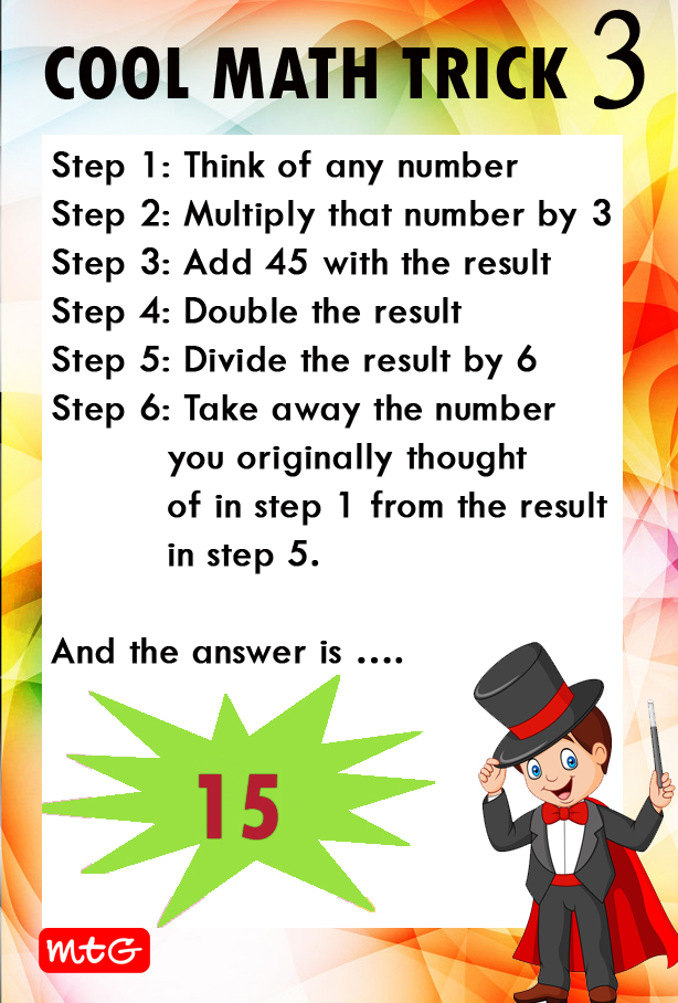 Om indstilling heltinde Rute 10 Cool Math Tricks To Amaze Your Friends - PCMB Blog
